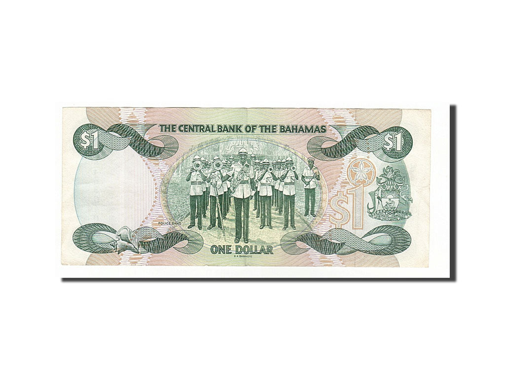 Banknote, Bahamas, 1 Dollar, 1992, Undated, KM:51, AU(50-53)
