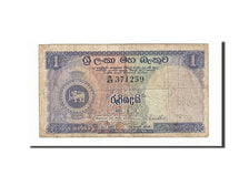 Ceylon, 1 Rupee, 1960, KM:56d, 1960-08-18, VF(20-25)