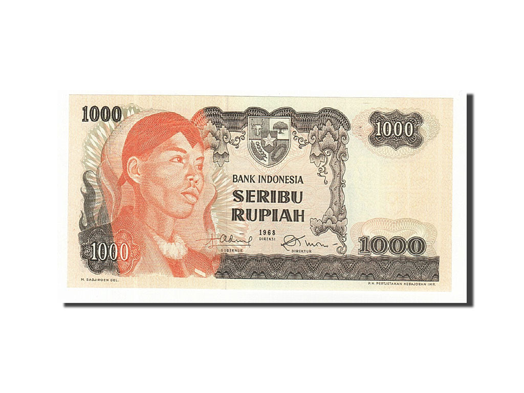 Indonesien, 1000 Rupiah, 1968, KM:110a, 1968, UNC(65-70)