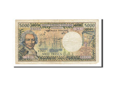 New Caledonia, 5000 Francs, 1975, Undated (1975), KM:65b, VF(20-25)