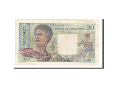 New Caledonia, 20 Francs, 1951, KM:50b, Undated (1954-1958), TTB