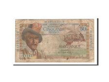 Martinique, 50 Francs, 1947-1949, KM:30a, Undated, MB