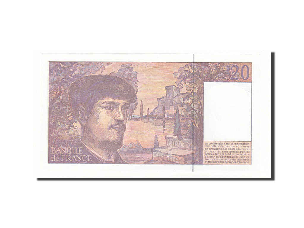 France, 20 Francs, 1995, KM:151h, 1995, UNC(63), Fayette:66ter.1