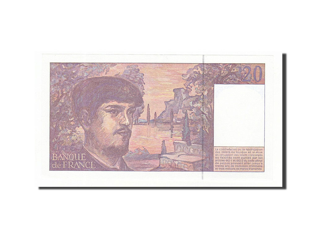 Biljet, Frankrijk, 20 Francs, 1997, 1997, SPL, Fayette:66ter.2, KM:151i