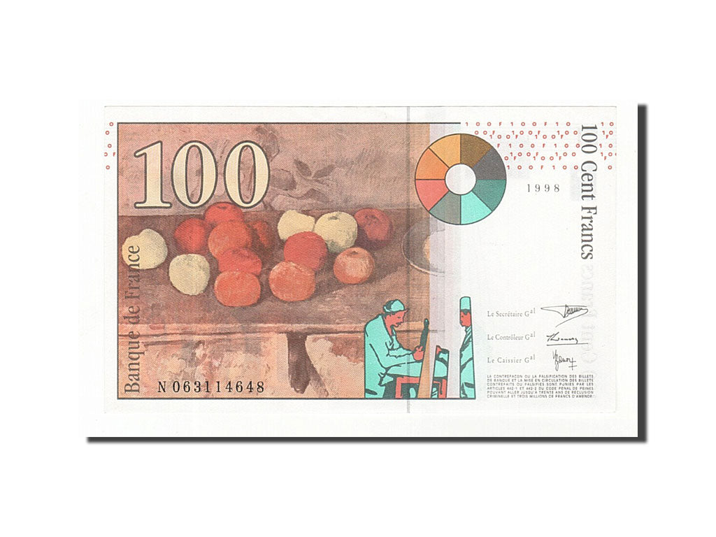 France, 100 Francs, 1998, KM:158a, 1998, UNC(60-62), Fayette:74.2