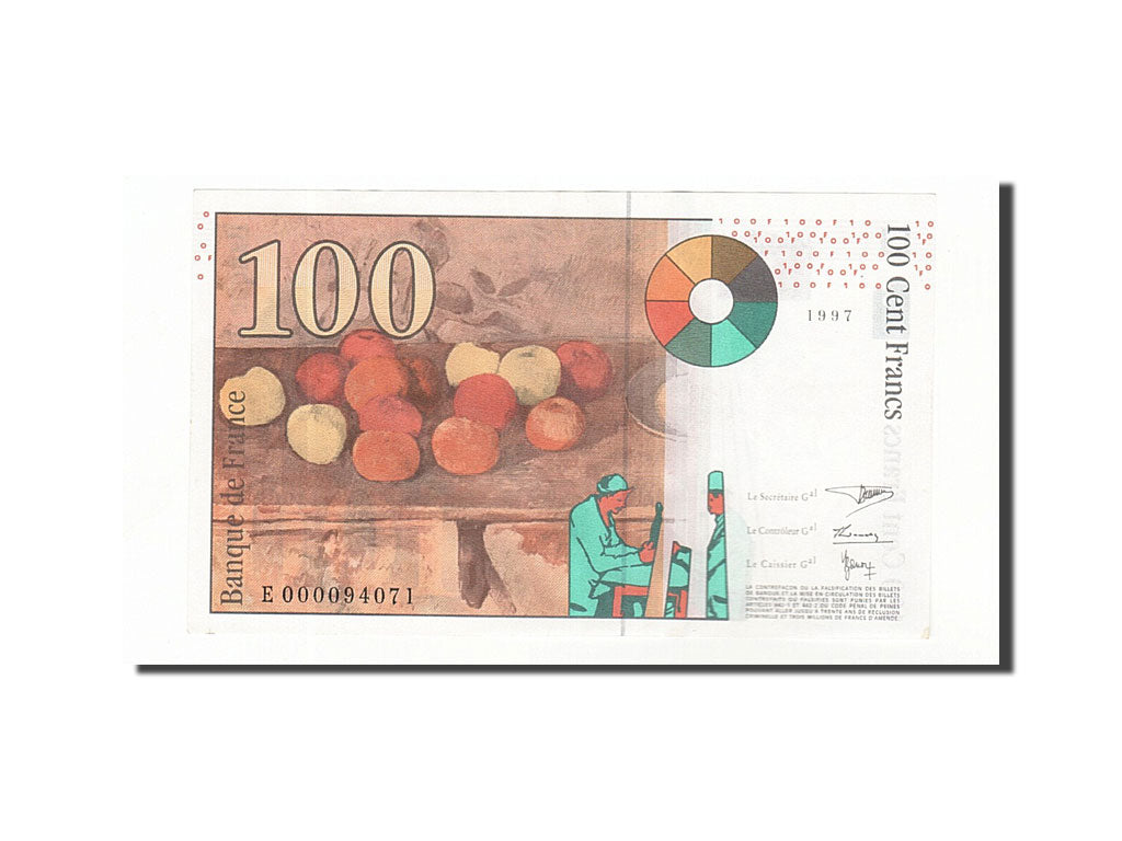 France, 100 Francs, 1997, KM:158a, 1997, AU(50-53), Fayette:74.1