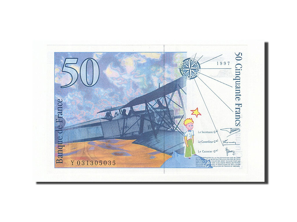 France, 50 Francs, 1997, KM:157Ad, 1997, UNC(63), Fayette:73.4