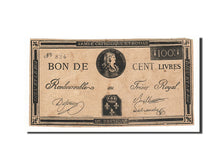 France, 100 Livres Louis XVII, Undated, EF(40-45), Lafaurie:278