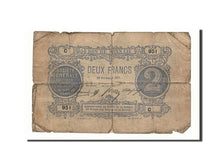 France, 2 Francs Société Générale, 1871, 1871-11-18, VG(8-10), Jérémie 75.02B