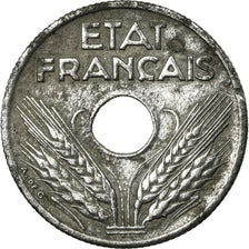 Monnaie, France, État français, 10 Centimes, 1943, TTB+, Zinc, KM:903