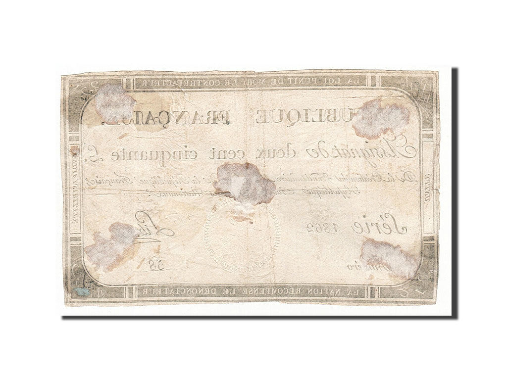 Geldschein, Frankreich, 250 Livres, 1793, 1793-09-28, SS, KM:A75, Lafaurie:170