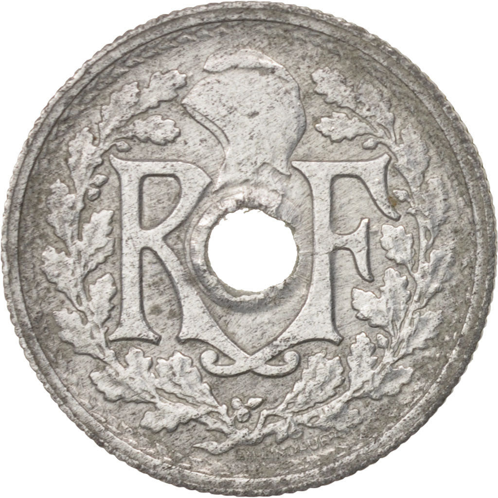 Francia, Lindauer, 10 Centimes, 1946, Beaumont le Roger, BB, Zinco, KM:906.2,...