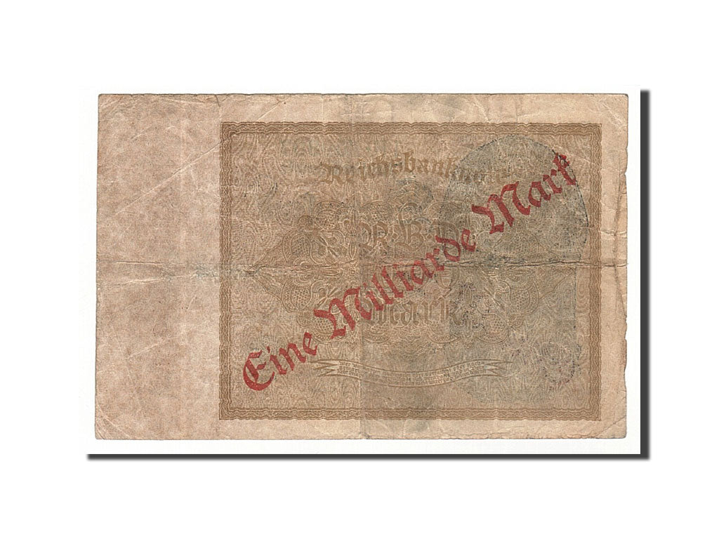 Banknote, Germany, 1 Milliarde Mark on 1000 Mark, 1923, 1922-12-15, KM:113a