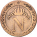 Francia, Napoléon I, 10 Centimes, 1808, Limoges, MB, Biglione, KM:676.5, Gad...