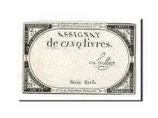 France, 5 Livres, 1793, Lhuillier, KM:A76, 1793-10-31, EF(40-45), Lafaurie:171