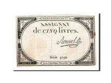 France, 5 Livres, 1793, Roussel, KM:A76, 1793-10-31, EF(40-45), Lafaurie:171