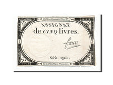 France, 5 Livres, 1793, 1793-10-31, Faure, KM:A76, TTB, Lafaurie:171