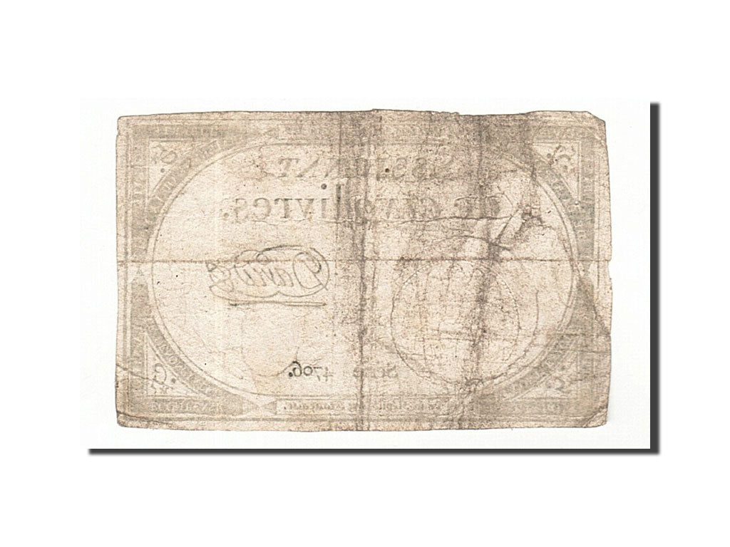 France, 5 Livres, 1793, David, KM:A76, 1793-10-31, VF(20-25), Lafaurie:171