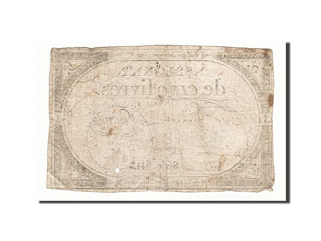 Francia, 5 Livres, 1793, Fouquet, KM:A76, 1793-10-31, MB, Lafaurie:171