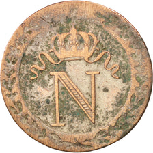 France, Napoléon I, 10 Centimes, 1809, Strasbourg, TB,Billon,KM:676.3,Gadoury190