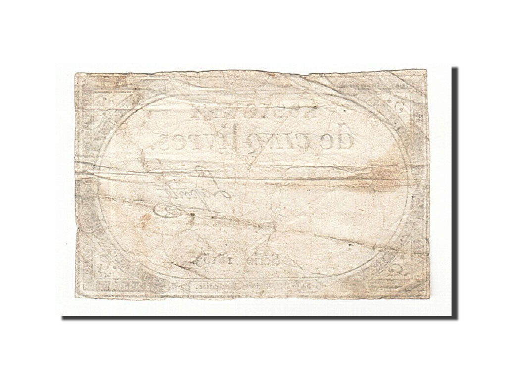 France, 5 Livres, 1793, Laporte, KM:A76, 1793-10-31, VF(20-25), Lafaurie:171