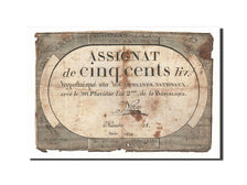 Banconote, Francia, 500 Livres, 1794, 1794-02-08, B+, KM:A77, Lafaurie:172