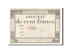 France, 100 Francs, 1795, Malter, KM:A78, 1795-01-07, EF(40-45), Lafaurie:173
