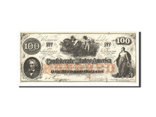 Confederate States of America, 100 Dollars, 1862, KM:45, 1862-08-26, SUP