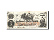 Billet, Confederate States of America, 100 Dollars, 1862, 1862-08-26, KM:45, SUP