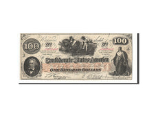 Confederate States of America, 100 Dollars, 1862, KM:45, 1862-08-26, EF(40-45)