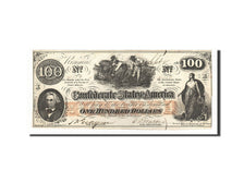 Banknote, Confederate States of America, 100 Dollars, 1862, 1862-08-26, KM:45
