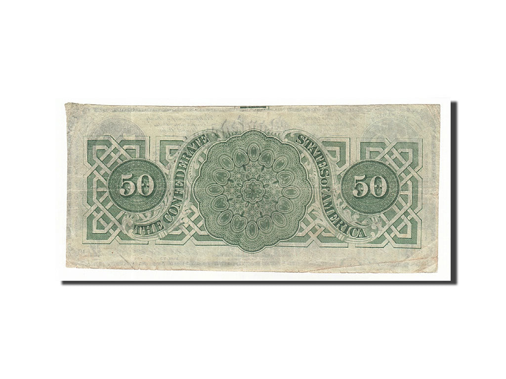 Banknote, Confederate States of America, 50 Dollars, 1862, 1862-12-02, KM:54a