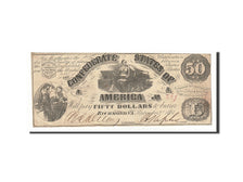 Banconote, Stati Confederati d'America, 50 Dollars, 1862, KM:54a, 1862-12-02, BB