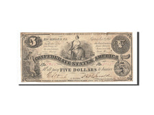 Confederate States of America, 5 Dollars, 1861, KM:19c, 1861-09-02, TB+