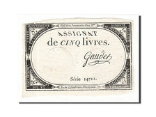 Francia, 5 Livres, 1793, Gaudet, KM:A76, 1793-10-31, SPL-, Lafaurie:171