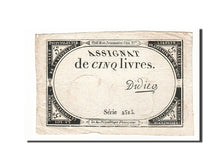 Frankreich, 5 Livres, 1793, Didier, KM:A76, 1793-10-31, EF(40-45), Lafaurie:171