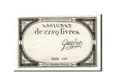 Frankreich, 5 Livres, 1793, Gaudet, KM:A76, 1793-10-31, EF(40-45), Lafaurie:171