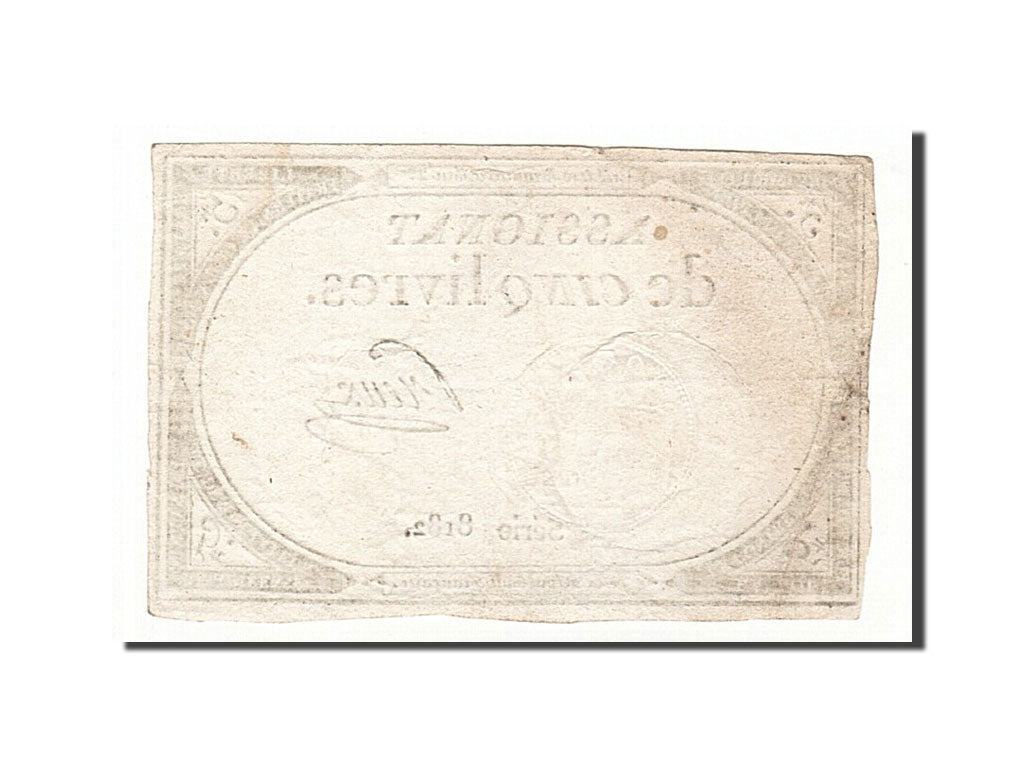 Frankreich, 5 Livres, 1793, Preux, KM:A76, 1793-10-31, EF(40-45), Lafaurie:171