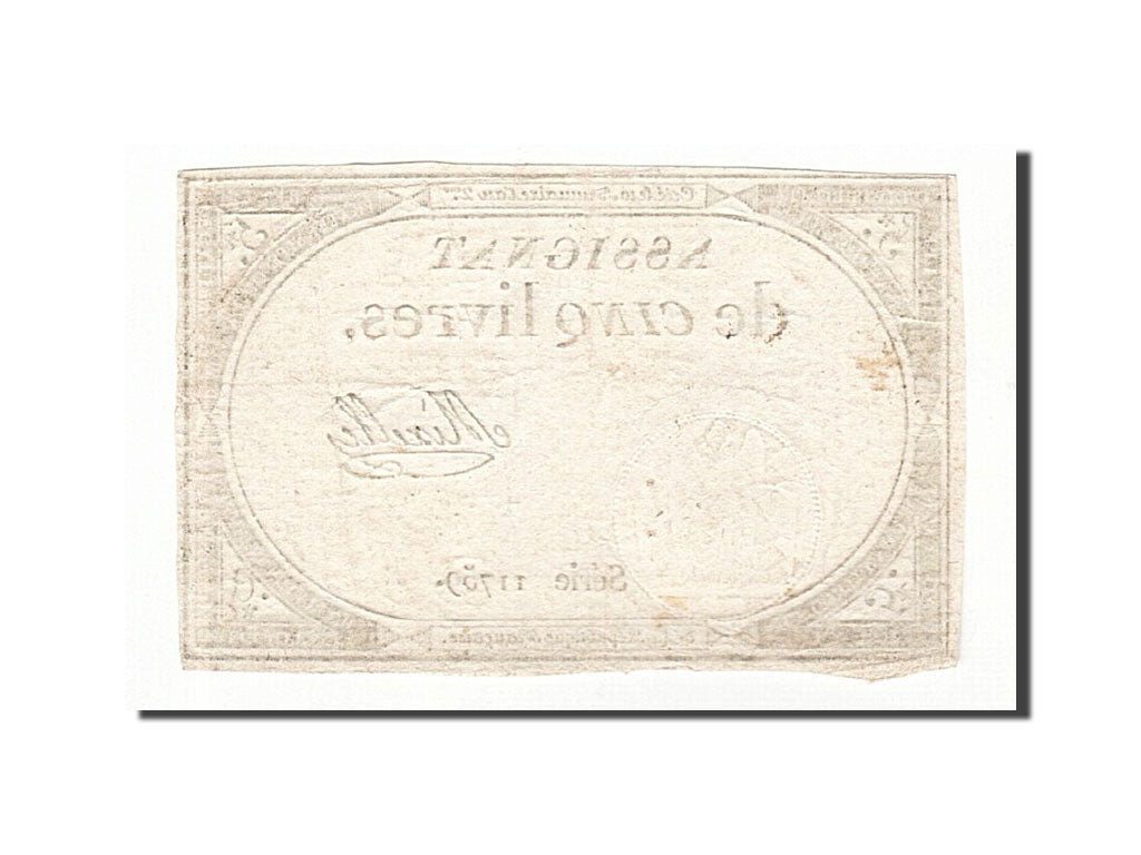 France, 5 Livres, 1793, 1793-10-31, Mixelle, KM:A76, TTB, Lafaurie:171