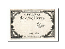 France, 5 Livres, 1793, Labrosse, KM:A76, 1793-10-31, EF(40-45), Lafaurie:171