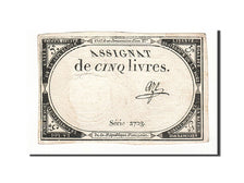 Francia, 5 Livres, 1793, Aze, KM:A76, 1793-10-31, BB, Lafaurie:171