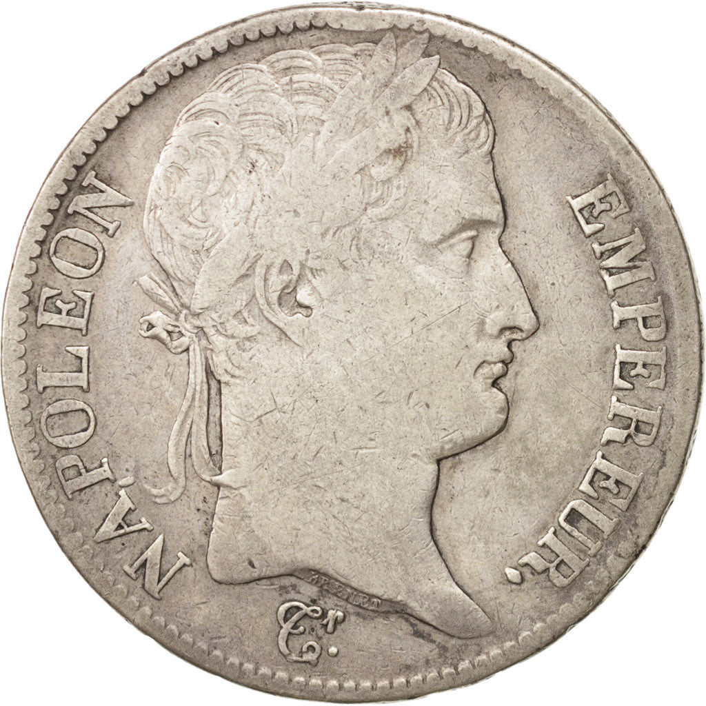France, Napoléon I, 5 Francs, 1809, Paris, TB, Argent, KM:694.1, Gadoury:584