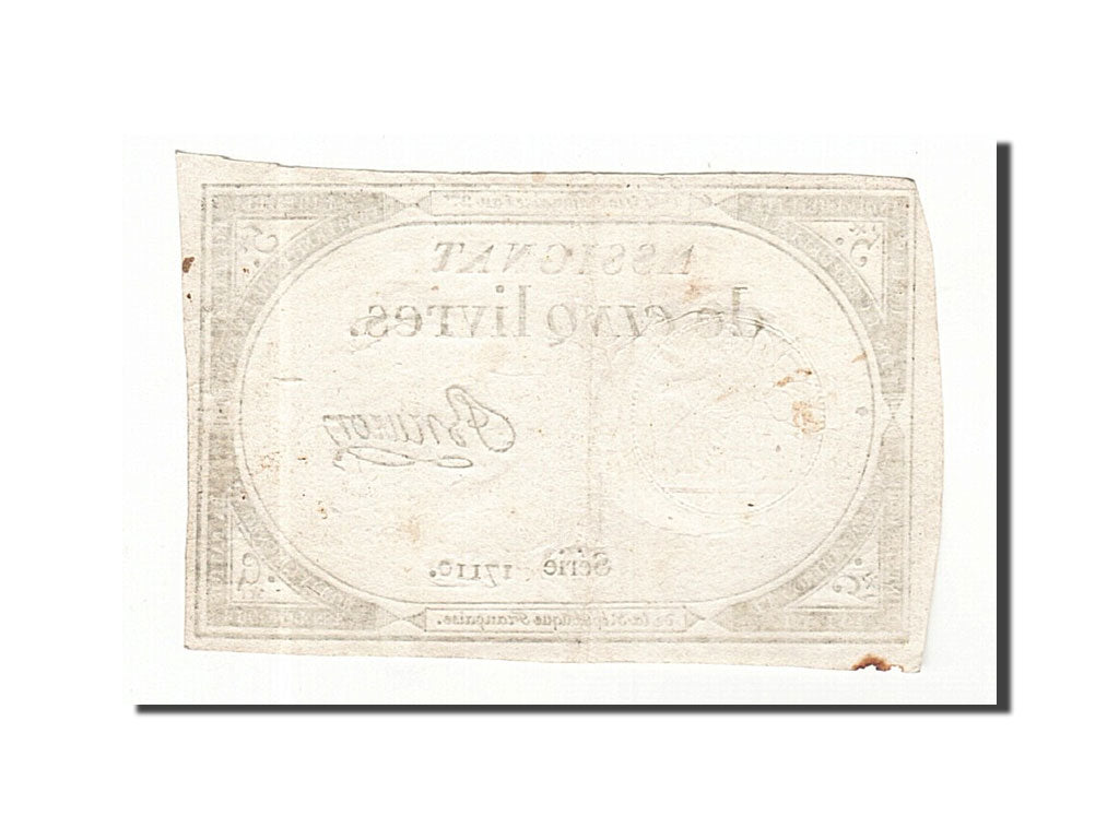Banknote, France, 5 Livres, 1793, Bruron, 1793-10-31, EF(40-45), KM:A76
