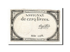 France, 5 Livres, 1793, Duperthe, KM:A76, 1793-10-31, EF(40-45), Lafaurie:171