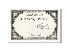 France, 5 Livres, 1793, Barba, KM:A76, 1793-10-31, EF(40-45), Lafaurie:171