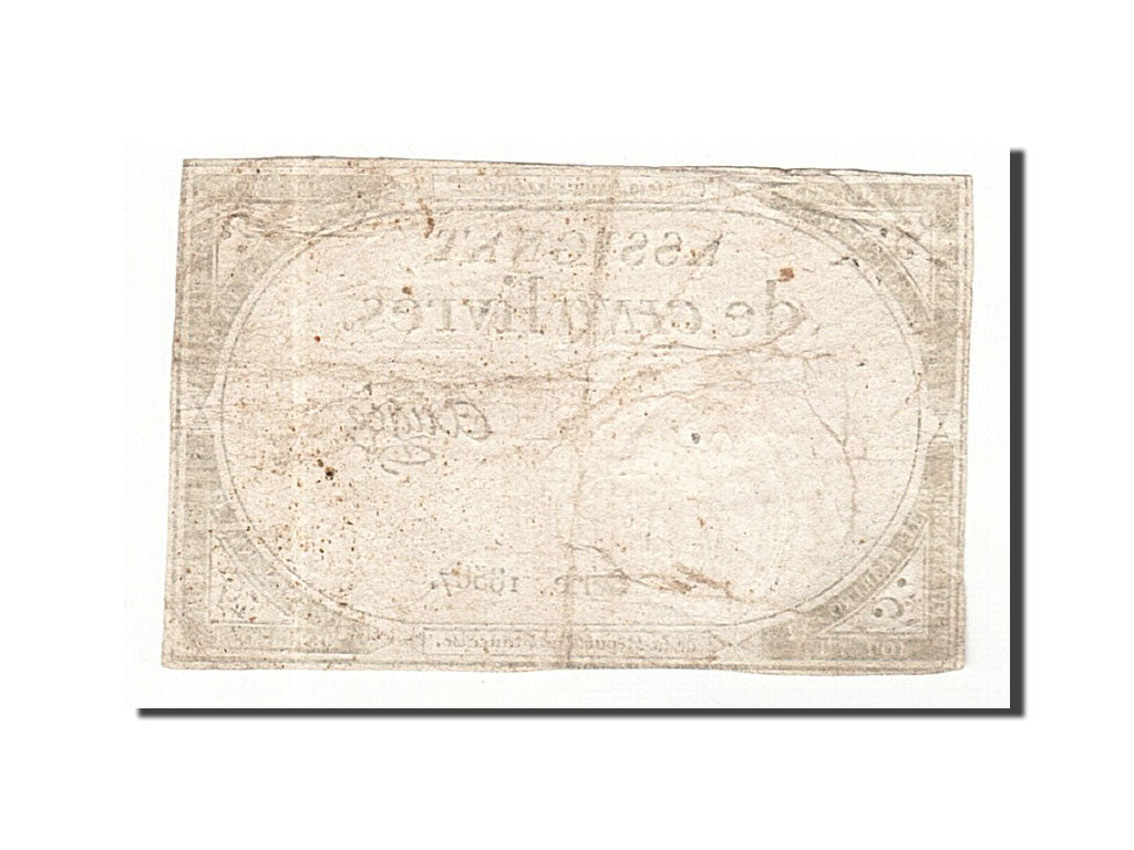 Francia, 5 Livres, 1793, Augée, KM:A76, 1793-10-31, MB+, Lafaurie:171