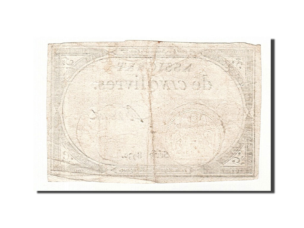 Geldschein, Frankreich, 5 Livres, 1793, Brouz, 1793-10-31, S+, KM:A76