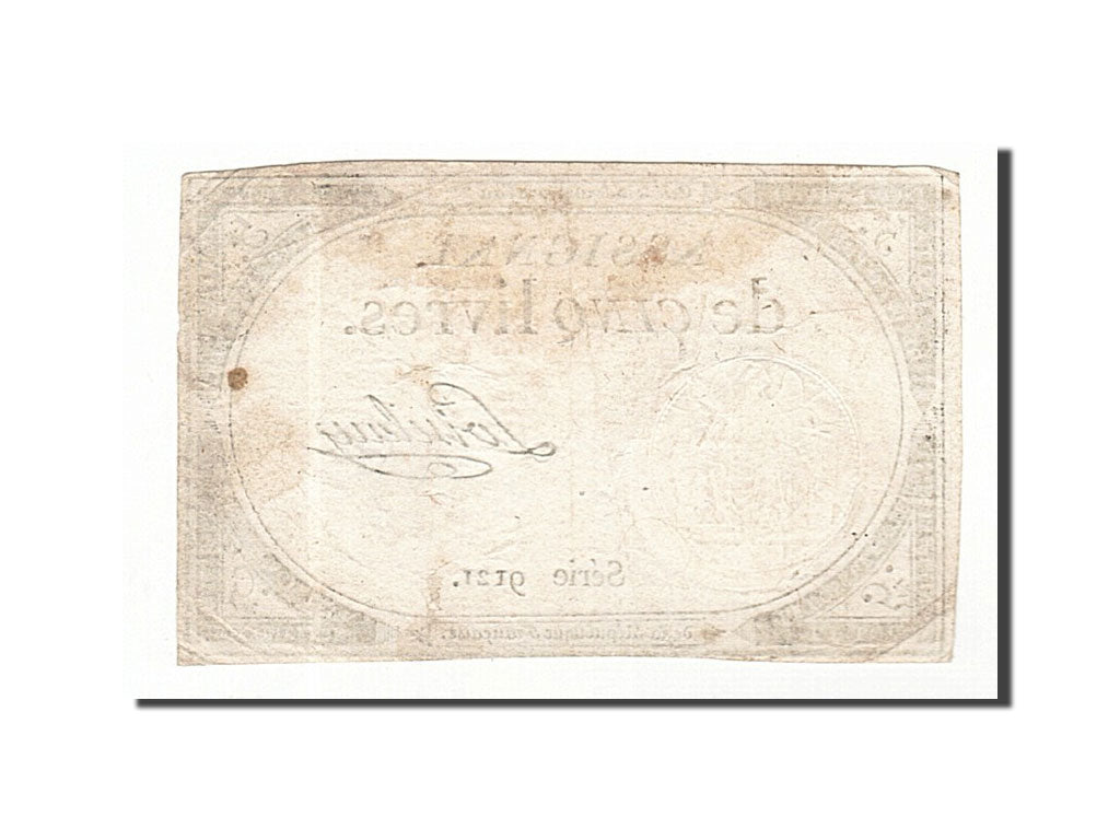 Biljet, Frankrijk, 5 Livres, 1793, Loiseleau, 1793-10-31, TB+, KM:A76