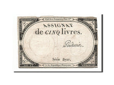 France, 5 Livres, 1793, Poidevin, KM:A76, 1793-10-31, VF(30-35), Lafaurie:171