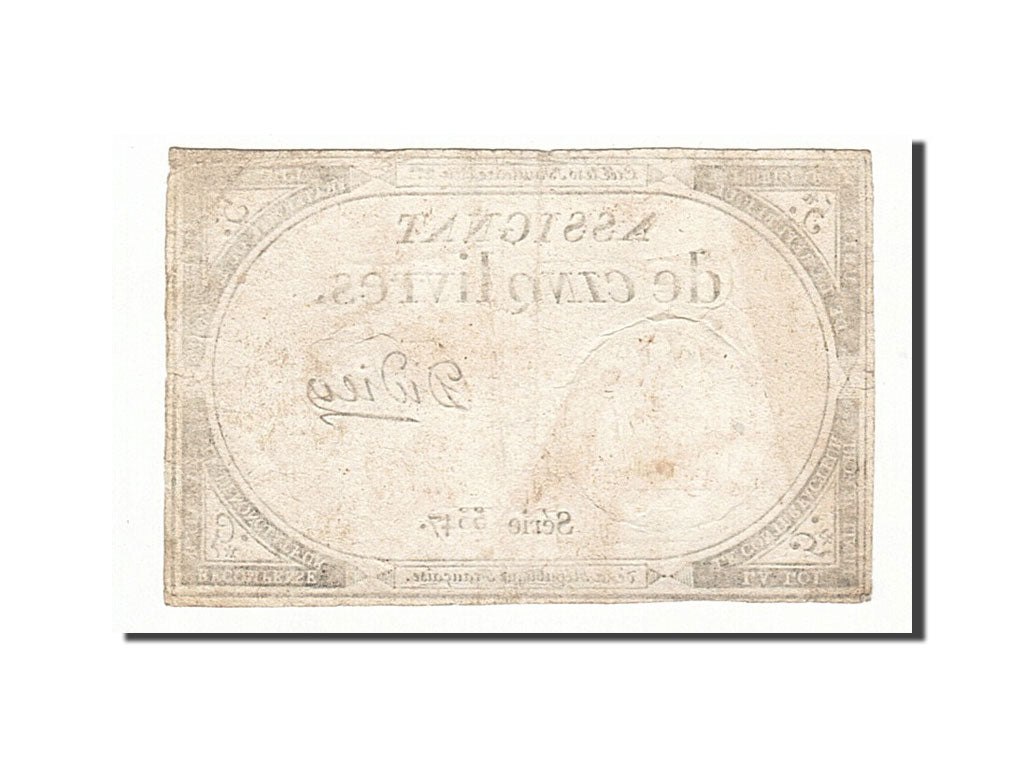 Francia, 5 Livres, 1793, Didier, KM:A76, 1793-10-31, MB, Lafaurie:171